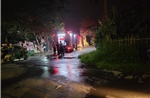 Đã dập tắt được đám cháy tại kho chứa gỗ ở Thanh Trì, Hà Nội