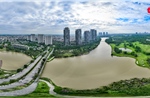 Ảnh 360 độ: Check-in bên hồ Thiên Nga Ecopark