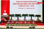 Toàn cảnh phiên khai mạc Đại hội đại biểu Đảng bộ TP Hà Nội lần thứ XVIII
