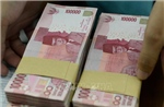 Đồng rupiah của Indonesia giảm xuống mức thấp kỷ lục so với USD