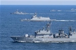 Hải quân Hàn Quốc diễn tập bắn đạn thật ở Biển Hoa Đông