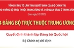 Nhân sự 4 Đảng bộ trực thuộc Trung ương được trao Quyết định ngày 3/2/2025