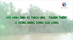 Mô hình sinh kế thích ứng &#39;thuận thiên&#39; ở Đồng bằng Sông Cửu Long