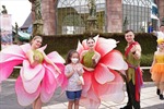 Xuất hành đầu năm, đông đảo du khách đến Bà Nà dự Lễ hội Vạn sắc hoa xuân