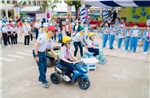 Hành trình mang kiến thức an toàn giao thông đến các trường tiểu học