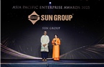 Sun Group nhận giải thưởng &#39;Thương hiệu truyền cảm hứng châu Á 2025&#39; do APEA trao tặng