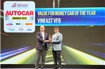 VinFast VF 6 nhận giải ‘Mẫu xe đáng tiền nhất năm’ tại Autocar India Awards 2026