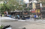 Sau vụ cháy xe buýt, Hà Nội tăng cường phòng chống cháy nổ vận tải hành khách công cộng