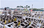 Cận cảnh trận địa bắn pháo hoa trong chương trình nghệ thuật đặc biệt 'Dưới lá cờ vẻ vang của Đảng'