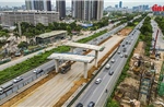 Hà Nội rào chắn nhiều đoạn Đại lộ Thăng Long để thi công nút giao Vành đai 3,5
