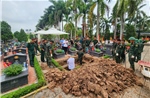 Hà Nội triển khai lấy mẫu hài cốt liệt sĩ tại Nghĩa trang Liệt sĩ Nhổn