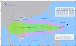 Dự báo ngày 26/9, tâm bão số 4 (NORU) ở khu vực Bắc Biển Đông, gió giật cấp 15