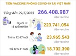 Tình hình tiêm vaccine phòng COVID-19 tại Việt Nam tính đến hết ngày 29/5/2023