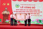 Trà Vinh công bố huyện Trà Cú đạt chuẩn nông thôn mới
