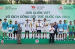 Bế mạc Giải Quần vợt vô địch đồng đội trẻ quốc gia 
