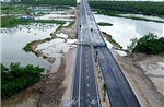Sớm thông xe đường dẫn cầu Bến Rừng (Quảng Ninh) vào giữa tháng 7