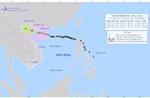 Bão số 3 cách Quảng Ninh, Thái Bình khoảng 150 km về phía Đông Đông Nam