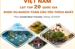 Việt Nam lọt Top 20 quốc gia được du khách toàn cầu yêu thích nhất