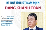 Bí thư Tỉnh ủy Nam Định Đặng Khánh Toàn