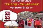 Hà Nội tổ chức &#39;Tết Việt - Tết phố 2025&#39; vui đón Tết Ất Tỵ