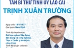 Tân Bí thư Tỉnh ủy Lào Cai Trịnh Xuân Trường