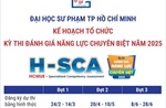 Kỳ thi Đánh giá năng lực của trường Đại học Sư phạm TP Hồ Chí Minh