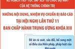 Những nội dung, nhiệm vụ chuẩn bị báo cáo tại Hội nghị Trung ương 11, khóa XIII