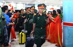 Đoàn tàu đặc biệt chở đội hình Nghi lễ Quân đội tham gia diễu binh