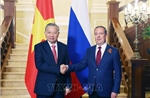 Tổng Bí thư Tô Lâm hội kiến Chủ tịch Đảng Nước Nga Thống nhất