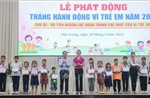 Tháng Hành động vì trẻ em: Vận động nguồn lực hỗ trợ trẻ có hoàn cảnh khó khăn