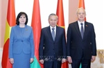 Tổng Bí thư Tô Lâm hội kiến Chủ tịch Thượng viện và Chủ tịch Hạ viện Belarus