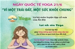 Ngày quốc tế Yoga 21/6: &#39;Vì một trái đất, một sức khỏe chung&#39;