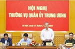 Tổng Bí thư Tô Lâm chủ trì Hội nghị Thường vụ Quân ủy Trung ương