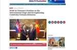 Tự hào về vị thế của Việt Nam trên trường quốc tế 