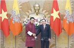 Chủ tịch Quốc hội Trần Thanh Mẫn hội kiến Quốc vương Bhutan