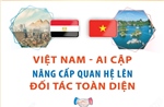 Việt Nam - Ai Cập nâng cấp quan hệ lên Đối tác Toàn diện