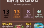 Thiệt hại do bão số 10 (tính đến 15 giờ ngày 29/9/2025)