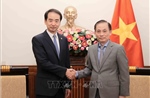 Bí thư Trung ương Đảng, Quyền Bộ trưởng Ngoại giao Lê Hoài Trung tiếp Đại sứ Trung Quốc tại Việt Nam