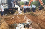 Tiêu hủy hơn 5 tấn thực phẩm vi phạm bị tịch thu
