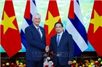 Thủ tướng Phạm Minh Chính hội kiến Bí thư thứ Nhất, Chủ tịch nước Cộng hòa Cuba