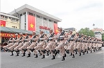 Các khối diễu binh, diễu hành trên các tuyến phố Hà Nội