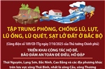 Tập trung phòng, chống lũ, lụt, lũ ống, lũ quét, sạt lở đất ở Bắc Bộ