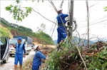 Tổng lực vào cuộc khôi phục cấp điện nhanh, an toàn nhất cho người dân vùng lũ