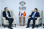 Thủ tướng Phạm Minh Chính gặp Thủ tướng Hà Lan và Thủ tướng Singapore nhân Hội nghị G20