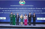 Lãnh đạo Đảng, Nhà nước dự chiêu đãi Kỷ niệm lần thứ 50 Quốc khánh nước CHDCND Lào