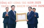 Thủ tướng Phạm Minh Chính dự Hội nghị triển khai nhiệm vụ năm 2026 của Bộ Xây dựng