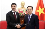Bộ trưởng Ngoại giao Lê Hoài Trung tiếp Bộ trưởng Thương mại Quốc tế Canada