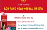 Ngày 8/3/2026: Rộn ràng ngày hội bầu cử sớm