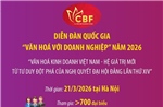 Thông tin về Diễn đàn Quốc gia 'Văn hóa với Doanh nghiệp' năm 2026
