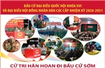 Cử tri hân hoan đi bầu cử sớm